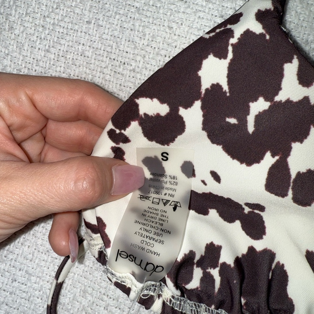 Cow Print damsel Bikini Set S - Picture 4 of 5